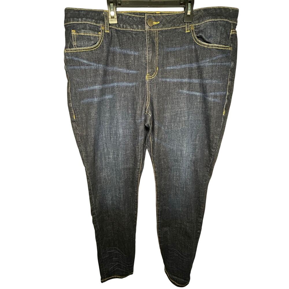 Cabi Jeans Women's Plus Size 20 Medium Wash Straight Denim